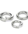 316 Stainless Steel Spring Lock Washers Set For Bolts M1.6 To M30, Split Ring Elastic Washers, Vibration Proof Locking, Corrosion Resistant Marine Grade, Complete Sizes Kit Including M16 And 10 Pieces Heavy Duty, split ring washers