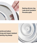 Close-up of sealing silicone ring for Heavy Duty 100 Liter Insulated Beverage Dispenser Barrel Built Like A Tank With 304 Stainless Steel Body.