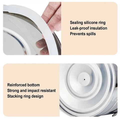 Close-up of sealing silicone ring for Heavy Duty 100 Liter Insulated Beverage Dispenser Barrel Built Like A Tank With 304 Stainless Steel Body.