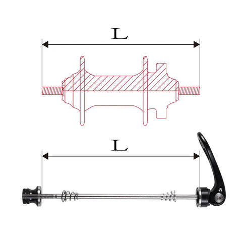 Front And Rear Quick Release Skewers For Road Bikes With CrMo Steel Axle And Aluminum Clamp High Strength Anti Corrosion Wheel Hub Skewers