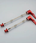 Ultralight Titanium Quick Release Skewer Set For Mountain Bike Red Beefed Up For Maximum Strength And Ultra Secure Wheel Retention
