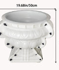 Extra Large Concrete Pot Molds With Drainage Holes Beefy Heavy Duty Approximately 20 Inch Square Giant Planter Mold Reusable Thickened Cement Molds For DIY And Commercial Use
