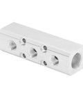 Compressed Air Manifold And Pneumatic Block Coupler Quick Connect Fittings Aluminum Heavy Duty Block Pro Grade Ready For High Pressure Systems