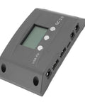 Beefed Up 50A MPPT Solar Charge Controller With LCD Display And Dual USB Ports For 12V 24V Auto Adaptive Charging Ideal For Solar Panels Camping And Outdoor Adventures, gray plastic unit