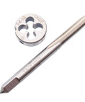 Pro Grade 1/4-32 UNEF Tap and Die Set Right Hand HSS for Metalworking, 73mm Tap Length, 20mm Die OD