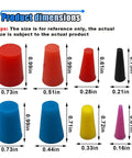 Get Ready For A Sweet Paint Job With This Totally Rad 40 Piece Silicone Rubber Tapered Plug Kit Featuring Eight Awesome Sizes Ranging From One Sixteenth Inch To Three Quarters Inch For Perfectly Flexible Powder Coating And Painting Supplies That Are. silicone rubber tapered plugs in 8 sizes, 0.16-0.73 in, for painting masking