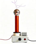 Spark Gap Coil Kit Arc Maker And Lightning Simulator Realistic 15cm Discharge Distance, red coil on base