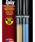 Two Part Epoxy Adhesive Paste In 1 Oz Double Syringe, Translucent Bonding Paste For Wood Metal Glass Brick Concrete And Fiberglass