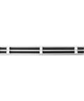 Slick 36 Inch Linear Slot Diffuser With Double Slot Design White Aluminum Air Vent Cover for ceilings, walls, and floors.