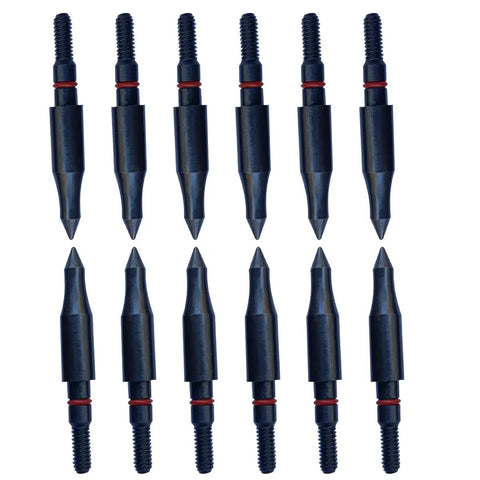 100 125 150 200 grain archery field points screw in tips for recurve compound bow and crossbow target practice and hunting