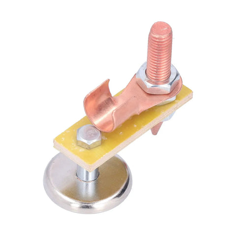 Reliable Magnetic Welding Clamp Tool With Compact Design And Strong 3KG Holding Power for welding glossy metal surfaces.