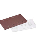 Boss Level 80 Grit Sanding Sheets Hook And Loop Pads For One Third Sheet Sanders Eight Hole Aluminum Oxide Paper.