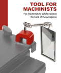 Inspection Welding Mirror With Magnetic Base And Adjustable Arm in use by machinists