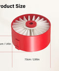 Must Have No Fuss High Density Replacement Filter For V20 Cordless Stick Vacuum CMCVS001D1 dimensions in cm and inches