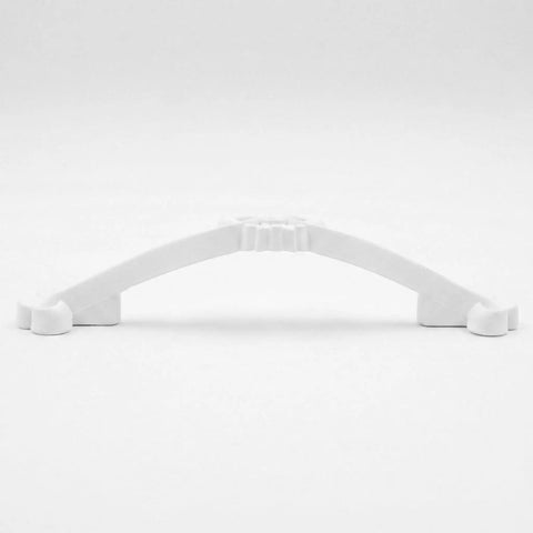 Antique Style Cabinet Hardware Set White Six Pack Old School Vintage Drawer Pulls For Dresser Nightstand 3 Inch Hole Centers Classic Ornate Handle