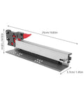 10 Inch Soft Close Drawer Slides With Hidden Undermount Design, Full Extension Steel Rails For Kitchen Cabinets, Dressers And Wardrobes