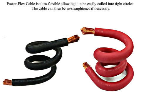 All In One 4 Gauge Battery Cable Kit With Pure Copper Ultra Flexible Wires 25 Feet Black And 25 Feet Red Pro Grade Lug Terminals Five Sixteenths And Three Eighths Inch Plus Three Feet Heat Shrink Tubing For Quick Install And Heavy Duty Power