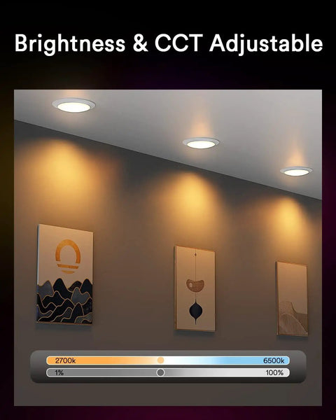 Ultra Slim Smart Led Disk Light 5 Inch Wifi Flush Mount Ceiling Lamp Dang Thin Recessed Can Retrofit For Hallway Garage Entry No Sweat Setup Killer Dimmable 13 Watt Sweet Glow Upgrade