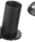 Solid Brass Door Peephole Viewer With 200-Degree Wide Angle And Heavy Duty Rotating Privacy Cover, Black Finish