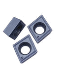 Check Out This 10 Pack Of Super Durable Indexable Carbide Lathe Tools For CNC External Turning. CCMT09T304 inserts, square shape, grey, suitable for CNC machining.