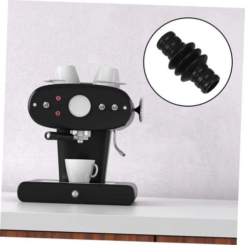 Espresso Steam Wand Heat Shield Sleeve For Safe Handling Insulated Rubber Cover With Finger Protector beside espresso machine