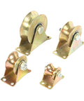 Heavy Duty Stainless Steel Caster Wheel Set Four Pack For Sliding Door Tracks U Type 60mm Bearing Pulleys Rollers