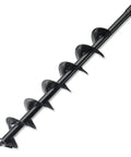 4 Inch By 30 Inch Steel Garden Auger Bit With Three Quarter Inch Shaft For Planting Trees Bulbs Seedlings Bedding Ice Fishing