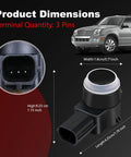 Parking Assist Sensor Kit 4 Pieces Easy Install Compatible With Dodge Ram 1500 2500 3500 Journey Durango Jeep Grand Cherokee
