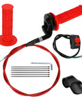 Seven Eighths Inch Throttle Cable And Handlebar Grips Kit For Dirt Pit Bikes And Mini Bikes Fits Predator 212 CT200U EX