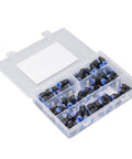 Grab These Awesome Push to Connect Air Fittings Kit To Boost Your Pneumatic System Efficiency And Durability With Easy Install Splitters And Elbows For 8mm Tubes That Rock, 8mm fittings in organizer
