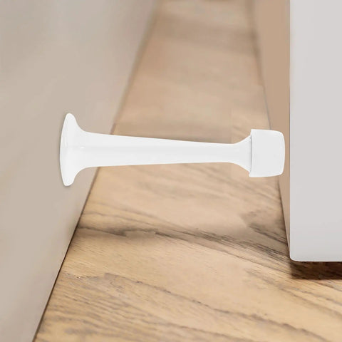 Heavy Duty Floor Door Stopper With Soft Rubber Tip And Zinc Alloy Built Tough Construction Weatherproof Break Resistant Indoor Use