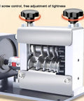 Heavy Duty Electric Wire Stripping Machine 150-250W Industrial Power Tool detail showing dual screw controls and adjustable tightness.