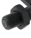 Close view of Spring Loaded Latch Pin With Lock Nut Quick Release Indexing Plunger for Fast Secure Retention, M16x10mm black tool accessory