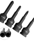 Heavy Duty 3/8 Inch Drive Socket Adapter Kit With PH1 To PH4 Phillips Bits Plus High Strength Chrome Steel Screwdriver Bit Holder Impact Wrench Extension For Tight Spots And Tough Jobs Guaranteed Performance, PH1-PH4 bits