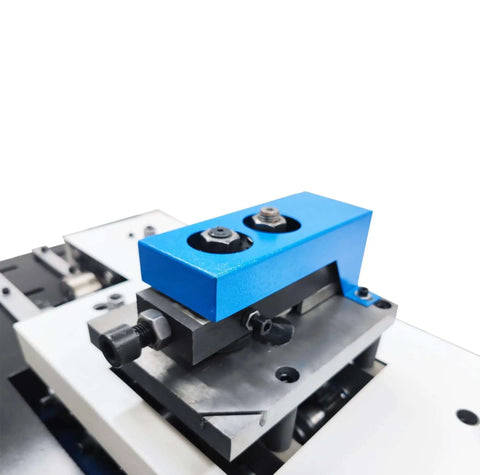 Electric Sheet Metal Seamer Pro Grade Multi Functional Seam Lock Forming Machine component close-up with 7 shape options for 1.2mm iron sheet.