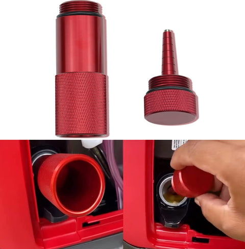 EU2200i Generator No Mess Oil Change Funnel And Magnetic Dipstick Kit for quick spill-free oil changes with red aluminum tools