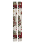 Vintage Snow Christmas Tree Truck Refrigerator Door Handle Covers Set Of 2 for Fridge Oven Microwave