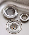 Three Pack Hair Catcher Drain Covers For Shower And Sink Universal Fit For Most Drains From 2.13 To 4.5 Inches in sink