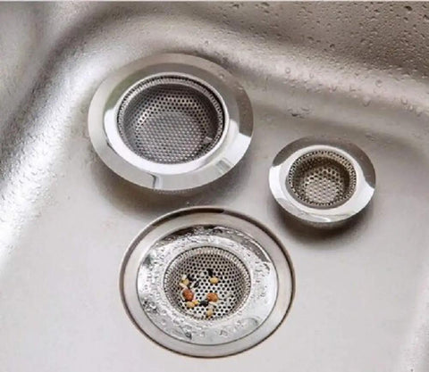 Three Pack Hair Catcher Drain Covers For Shower And Sink Universal Fit For Most Drains From 2.13 To 4.5 Inches in sink