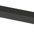 5 Pack Matte Black Cabinet Handles And Adjustable Drawer Pulls For Kitchen Cabinets Dressers And Cupboards Fits 1-3/8 To 4 Inch Hole Centers 35-102 mm Adjusta-Pull front view