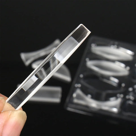 Close-up of prism from Optical Physics Experiment Kit With Reflector Refraction Triangular Prism Convex Lens for classroom use.