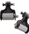 Pair Front Leaf Spring Shackle Bracket Kit For 4x4 Trucks Fits F-250 F-350 4WD 1980-1997 Heavy-Duty Replacement Hanger Bracket