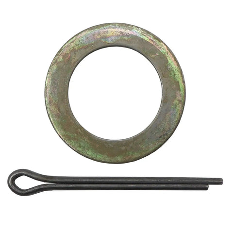 Complete Rear Wheel Bearing Seal And Gasket Kit For Import Vehicles Built Tough For Rough Roads Dead On Oem Fit Drop In Direct Replacement Single Side Fix, includes metal washer and pin.