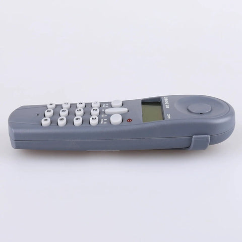 Phone Line Tester Kit for Linemen With Three Plug Types, Grab And Go Cable Set With Connectors And Joiner, FSK And DTMF Caller ID, Easy On Off Hang Up Button, Quick Line Fault Check Tool for Field Work gray handheld tester with keypad and display