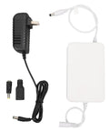 Slick Mini Ups Battery Backup With 4400mah Reserve For Smooth Emergency Power Transfer, includes adapter and connectors.