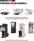 Top Shelf Small Coffee Filters For Kalita Wave 155 One To Two Cup Canadian Wood Pulp Pack Of 100 for various coffee makers.