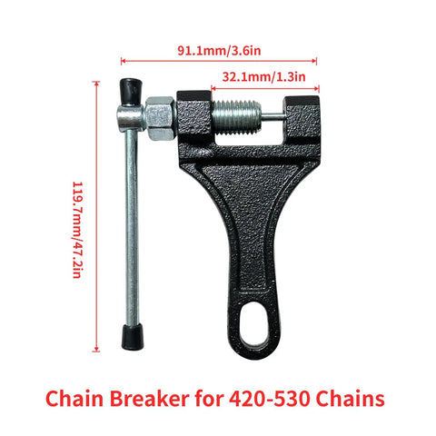Beef Up Your Ride With This Chain Breaker Tool Kit Featuring 420 Master Link Connectors For Dirt Bikes Go Karts ATVs And More
