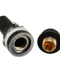Panel Mounted Fuse Holder 6mm X 30mm For 6x30mm Fuses 10A 250V Screw Cap And Solder Lug Terminals Black Plastic And Metal Construction Rugged 2 Pack