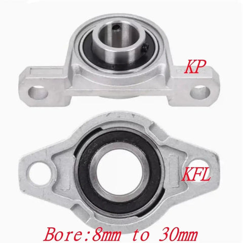 Sick Zinc Alloy Pillow Block Flange Bearing Kp Type Heavy Duty Block For Smooth Shaft Rotation In Machine Shop With 20MM Bore Match For Precise Fits While Saving You Big Time Money For Solid Work That Keeps Running Good On Heavy Loads. KP flange bearing with 20mm bore and KFL housing