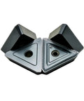 Pro Grade Carbide Turning Inserts for Hard Steel 10PCS Pack External Turning Milling Cutter Bits, triangular insert close-up